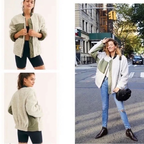 We The Free People Rivington Sherpa Sweater - Picture 2 of 3